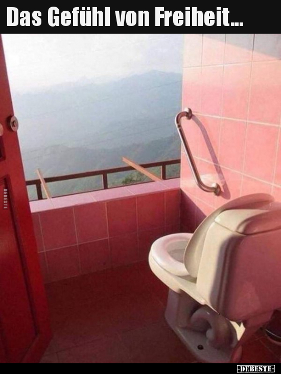 Das Gefühl von Freiheit...