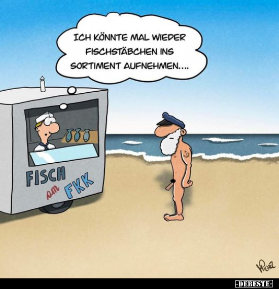 Ich könnte mal wieder Fischstäbchen ins Sortiment.. - Lustige Bilder | DEBESTE.de