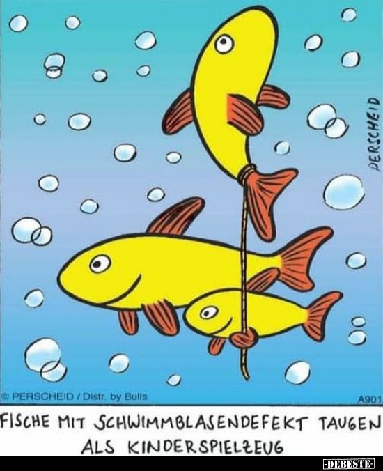 Fische mit Schwimmblasendefekt taugen als.. - Lustige Bilder | DEBESTE.de