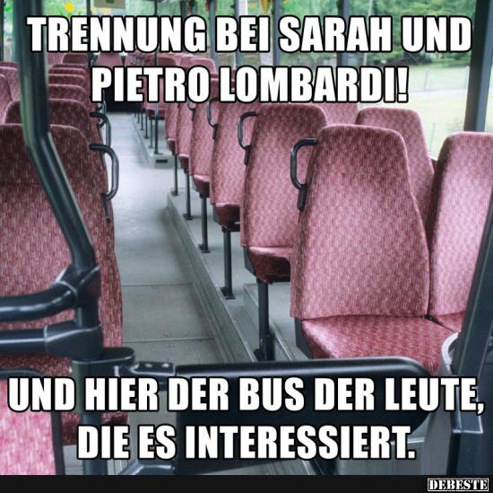 Trennung bei Sarah und Pietro Lombardi..