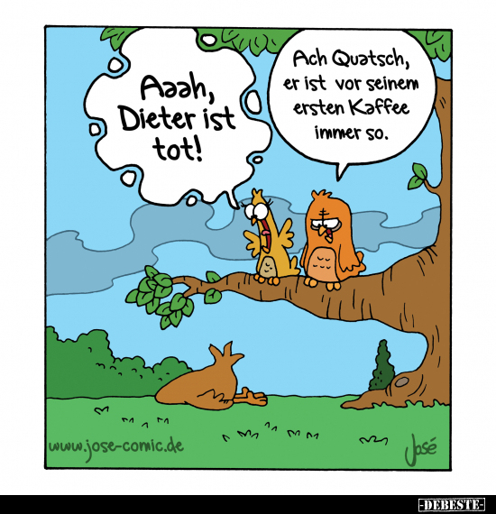 Aaah, Dieter ist tot! - Ach, Quatsch, er ist immer.. - Lustige Bilder | DEBESTE.de