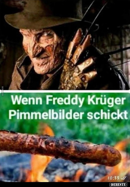 Wenn Freddy Krüger Pimmelbilder schickt.. - Lustige Bilder | DEBESTE.de