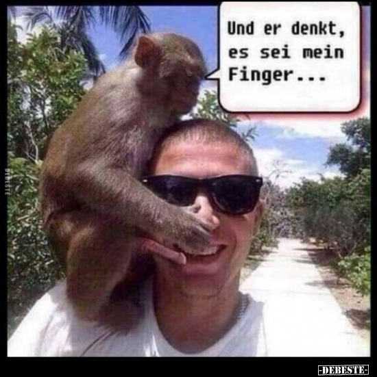 Und er denkt, es sei mein Finger... - Lustige Bilder | DEBESTE.de