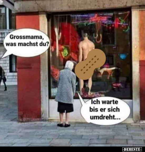 Grossmama, was machst du?.. - Lustige Bilder | DEBESTE.de