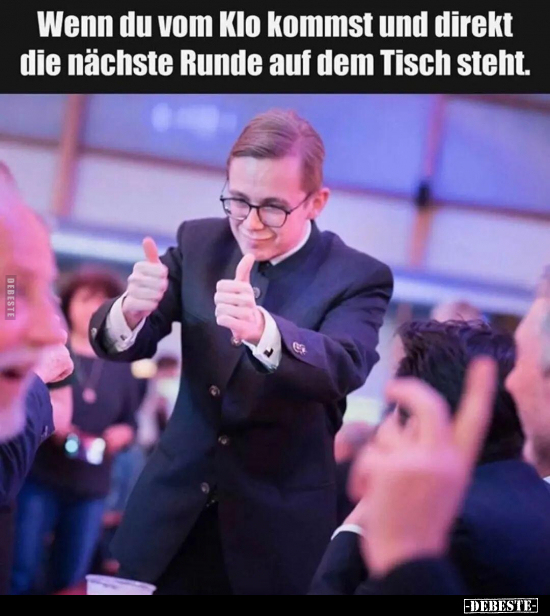 Wenn du vom Klo kommst und direkt die nächste Runde auf dem.. - Lustige Bilder | DEBESTE.de