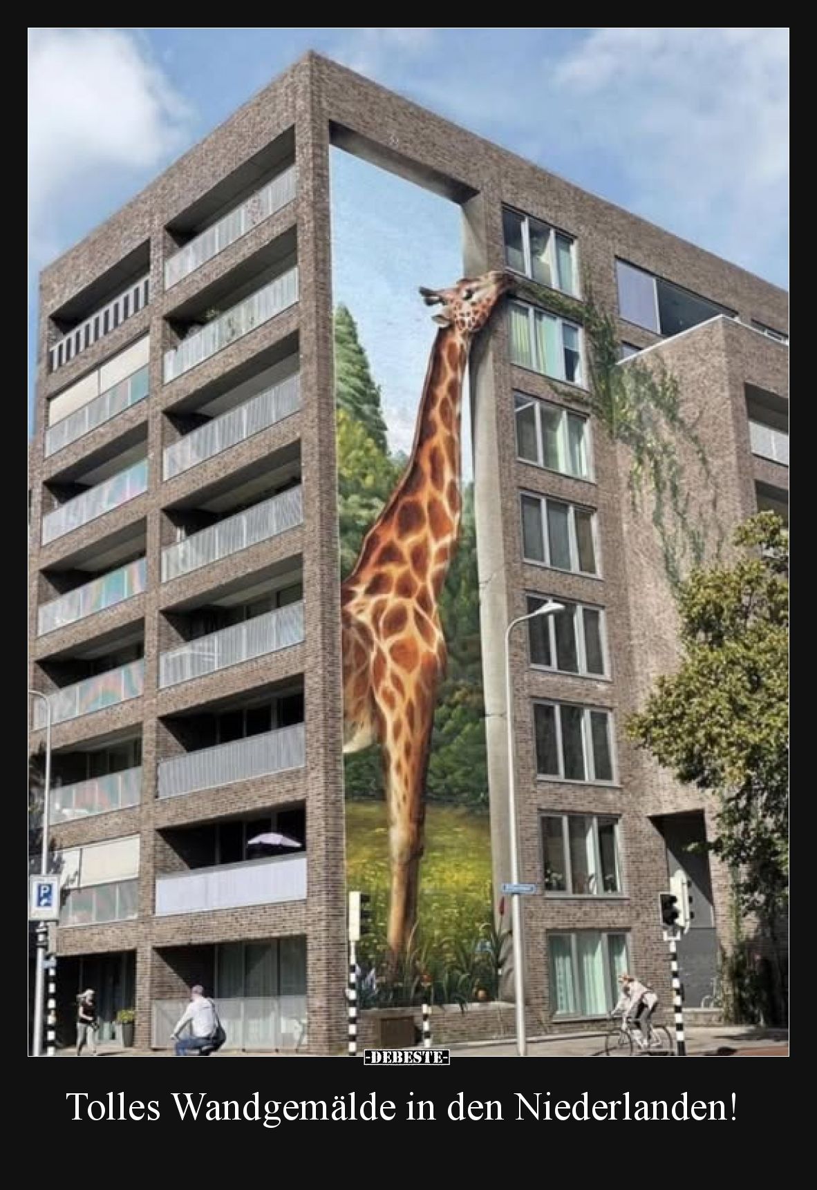 Tolles Wandgemälde in den Niederlanden!