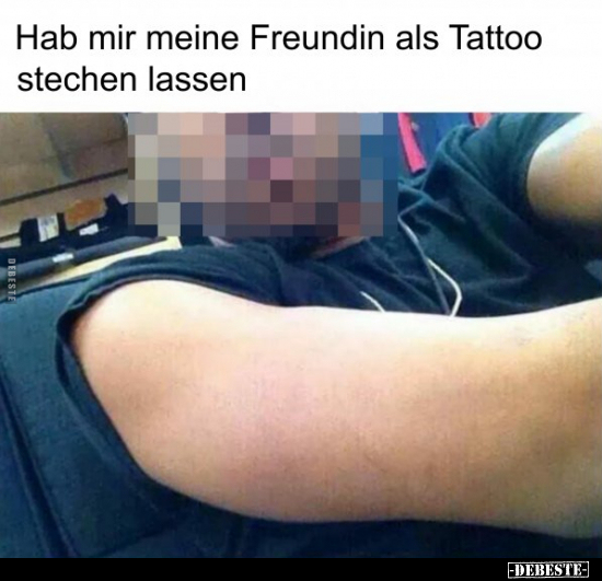 Hab mir meine Freundin als Tattoo stechen lassen.. - Lustige Bilder | DEBESTE.de