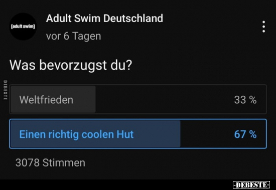 Was bevorzugst du?..