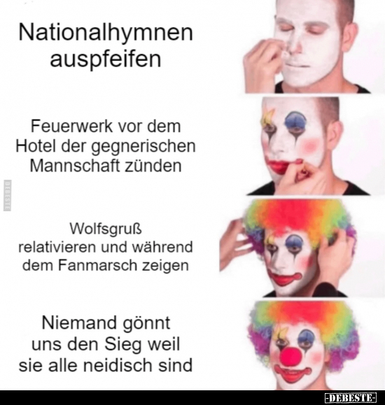 Nationalhymnen auspfeifen.. - Lustige Bilder | DEBESTE.de
