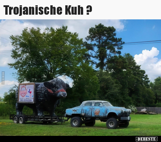 Trojanische Kuh ?.. - Lustige Bilder | DEBESTE.de