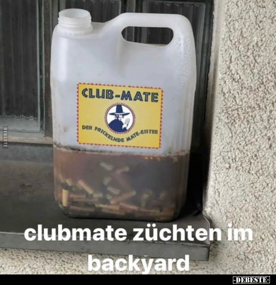 Clubmate züchten im Backyard.. - Lustige Bilder | DEBESTE.de