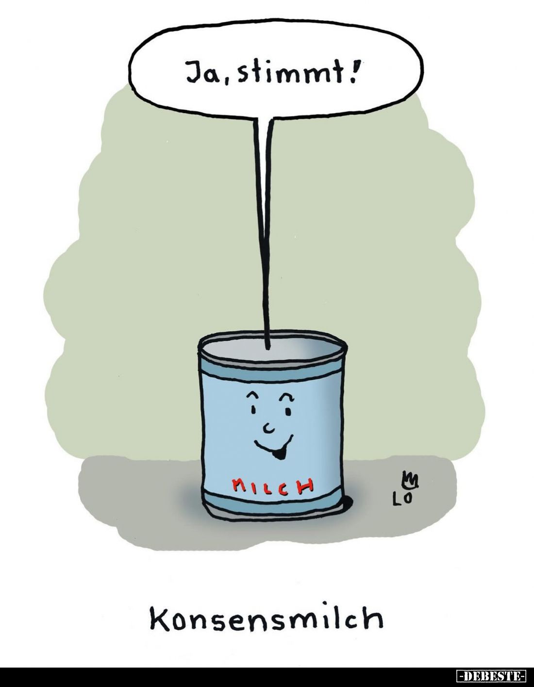 Konsensmilch. - Ja stimmt!