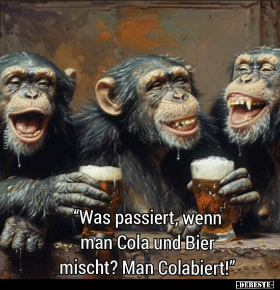 "Was passiert, wenn man Cola und Bier mischt?.." - Lustige Bilder | DEBESTE.de