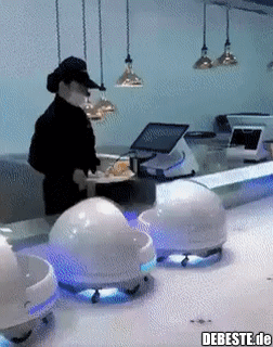 Nie mehr grantelbartige Kellner..