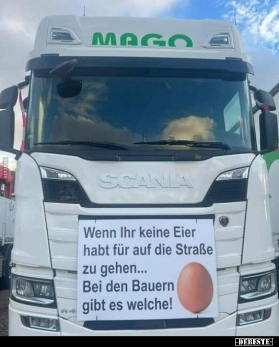 Wenn Ihr keine Eier habt für auf die Straße zu gehen.. - Lustige Bilder | DEBESTE.de