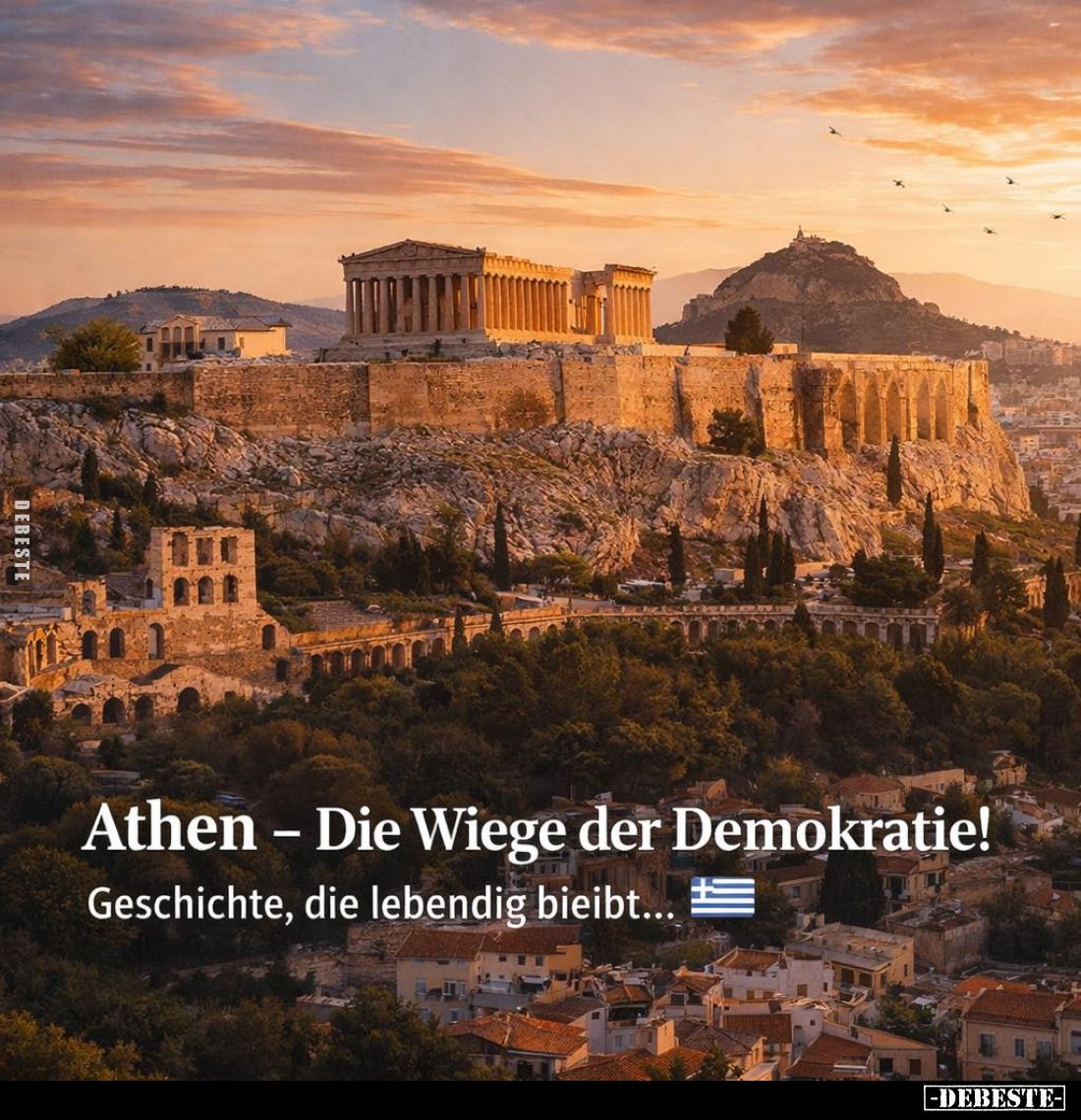 Athen - Die Wiege der Demokratie!
Geschichte, die lebendig bleibt...