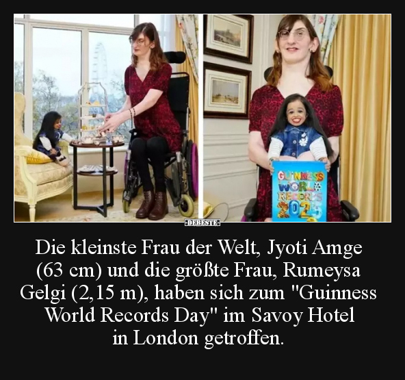 Die kleinste Frau der Welt, Jyoti Amge (63 cm) und die.. - Lustige Bilder | DEBESTE.de