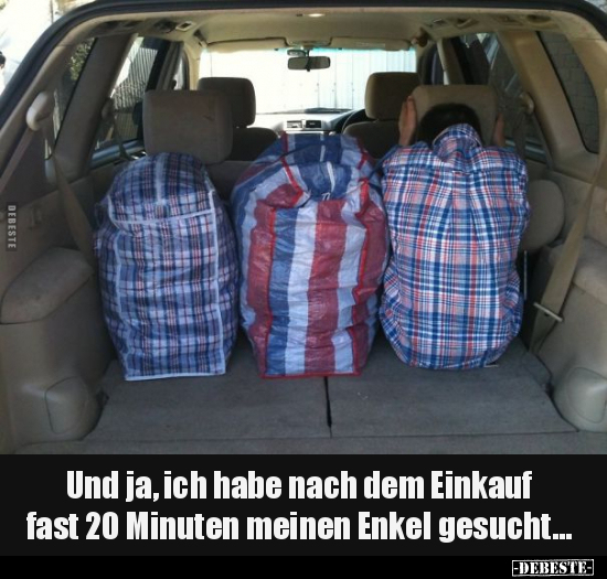 Und ja, ich habe nach dem Einkauf fast 20 Minuten.. - Lustige Bilder | DEBESTE.de