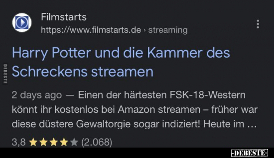 Harry Potter und die Kammer des Schreckens streamen.. - Lustige Bilder | DEBESTE.de