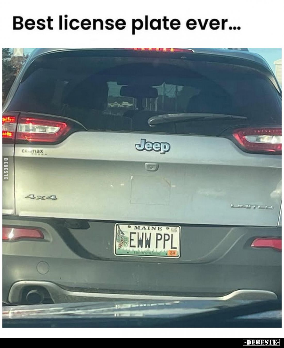 Best license plate ever...