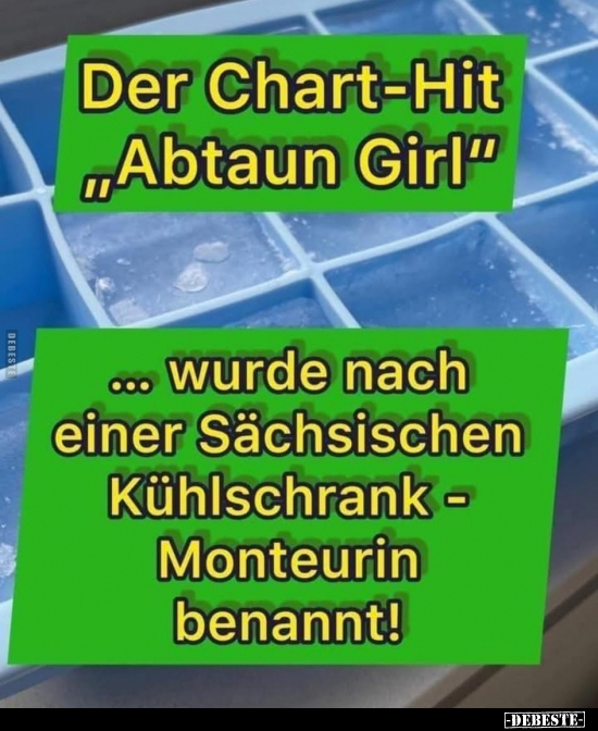 Der Chart-Hit "Abtaun Girl"... - Lustige Bilder | DEBESTE.de