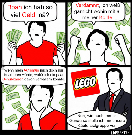 Boah ich hab so viel Geld, nä?.. - Lustige Bilder | DEBESTE.de