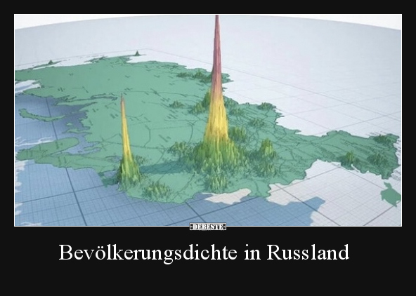 Bevölkerungsdichte in Russland.. - Lustige Bilder | DEBESTE.de