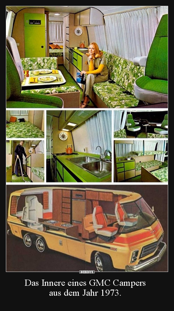 Das Innere eines GMC Campers aus dem Jahr 1973... - Lustige Bilder | DEBESTE.de