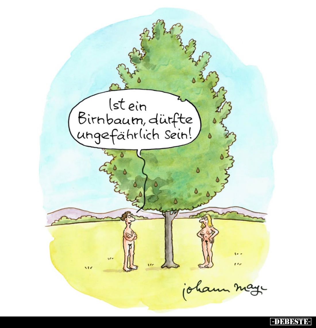 Ist ein Birnbaum, dürfte ungefährlich sein!.. - Lustige Bilder | DEBESTE.de