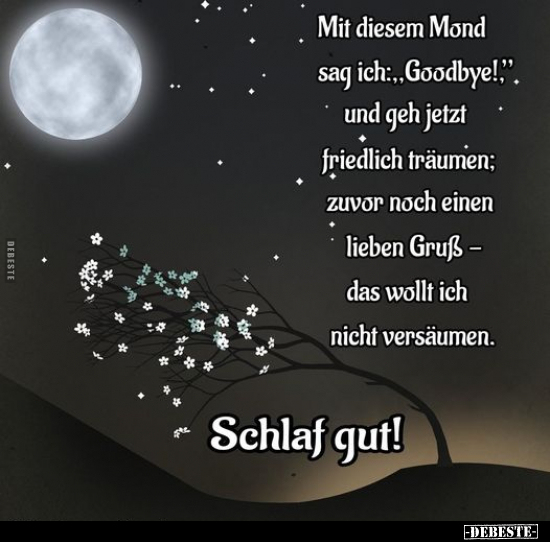 Mit diesem Mond sag ich: "Goodbye!".. - Lustige Bilder | DEBESTE.de