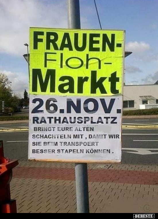 Frauenflohmarkt.. - Lustige Bilder | DEBESTE.de