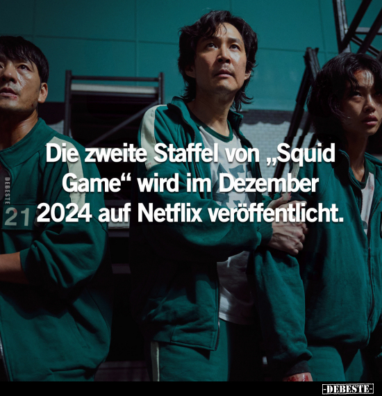 Die zweite Staffel von "Squid Game" wird.. - Lustige Bilder | DEBESTE.de