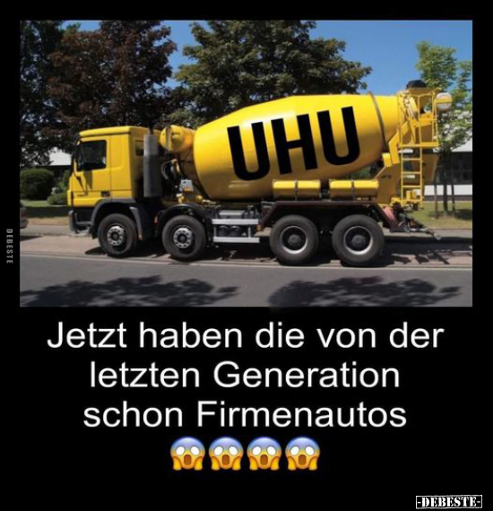 Jetzt haben die von der letzten Generation.. - Lustige Bilder | DEBESTE.de