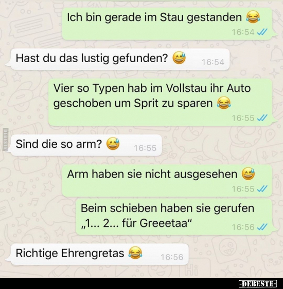 Ich bin gerade im Stau gestanden.. - Lustige Bilder | DEBESTE.de