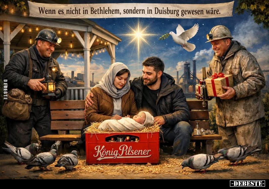 Wenn es nicht in Bethlehem... - Lustige Bilder | DEBESTE.de