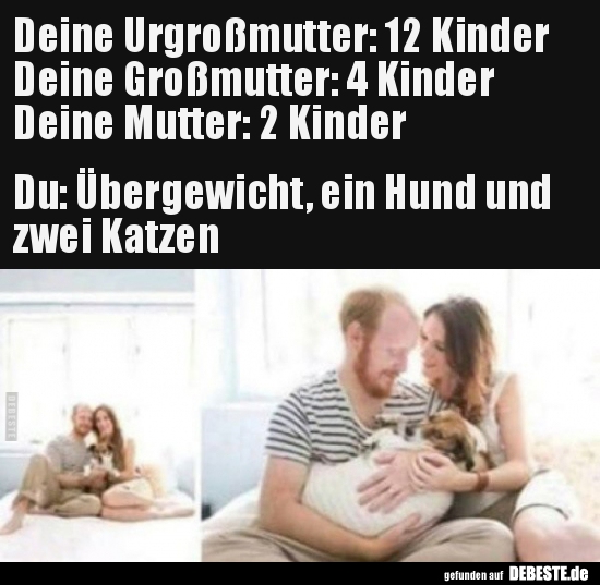 Deine Urgroßmutter: 12 Kinder..