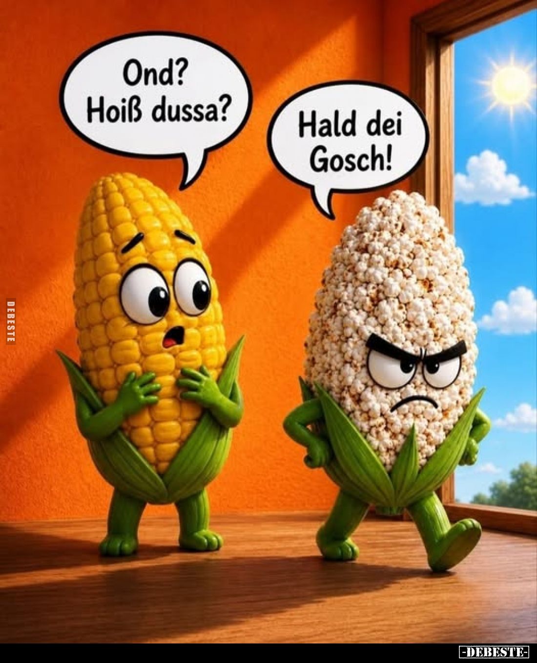 Ond? Hoiß dussa?
Hald dei Gosch!