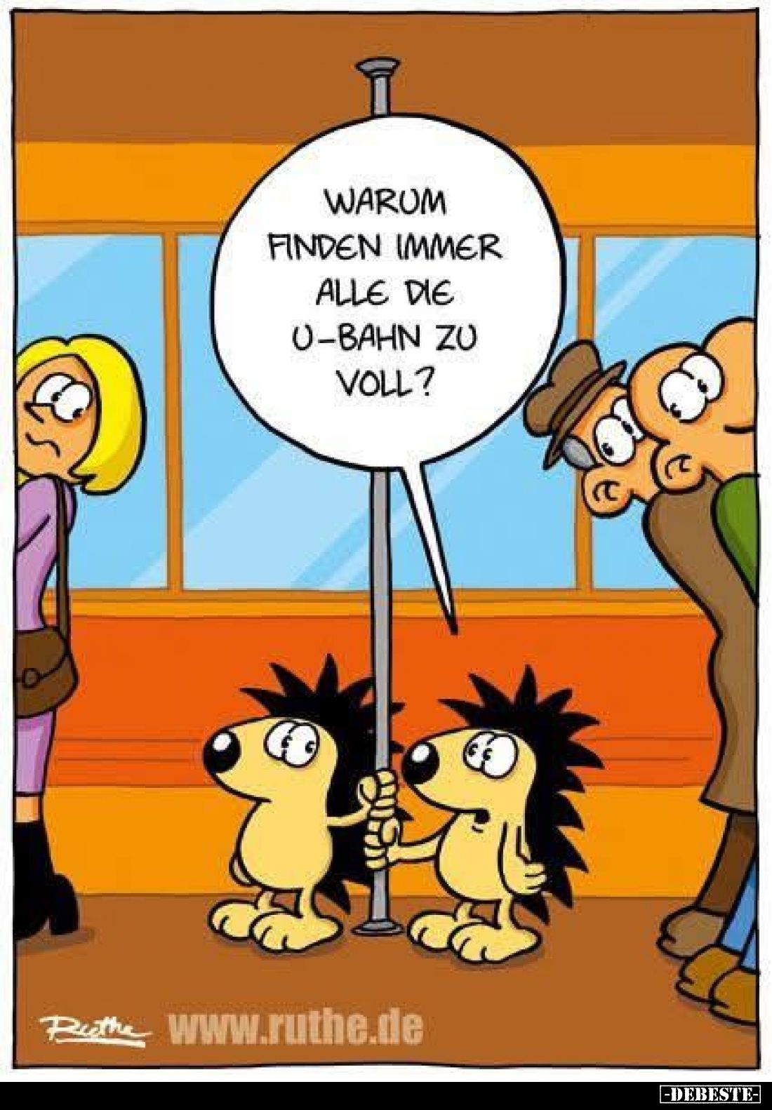 Warum finden immer alle die U-Bahn zu voll?