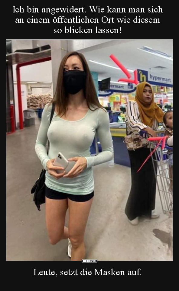 Ich bin angewidert. Wie kann man sich an einem öffentlichen..