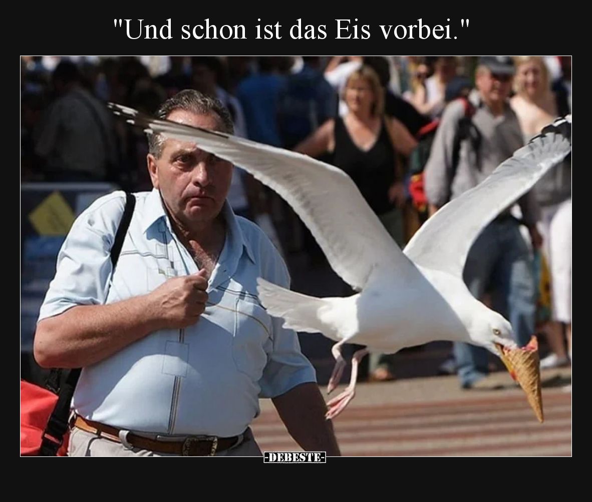 Und schon ist das Eis vorbei.