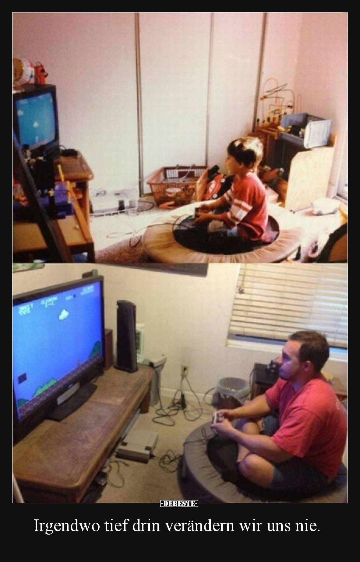 Irgendwo tief drin verändern wir uns nie.