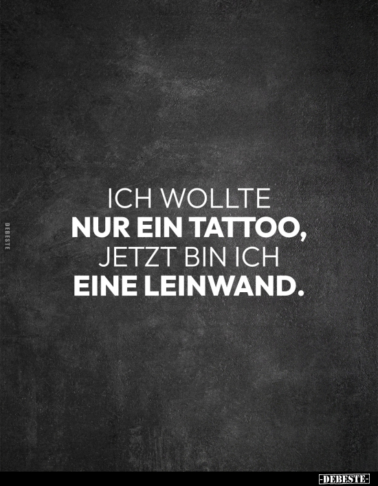 Tattoo, Leinwand