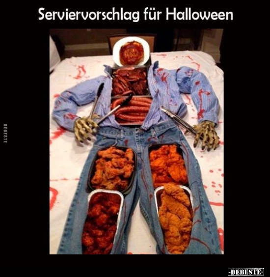 Serviervorschlag für Halloween.. - Lustige Bilder | DEBESTE.de