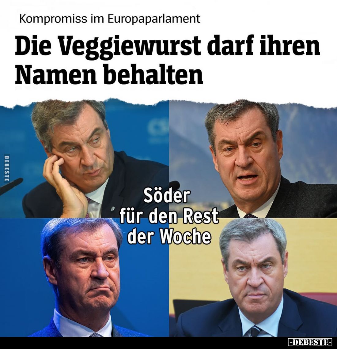 Kompromiss im Europaparlament:
Die Veggiewurst darf ihren Namen behalten.