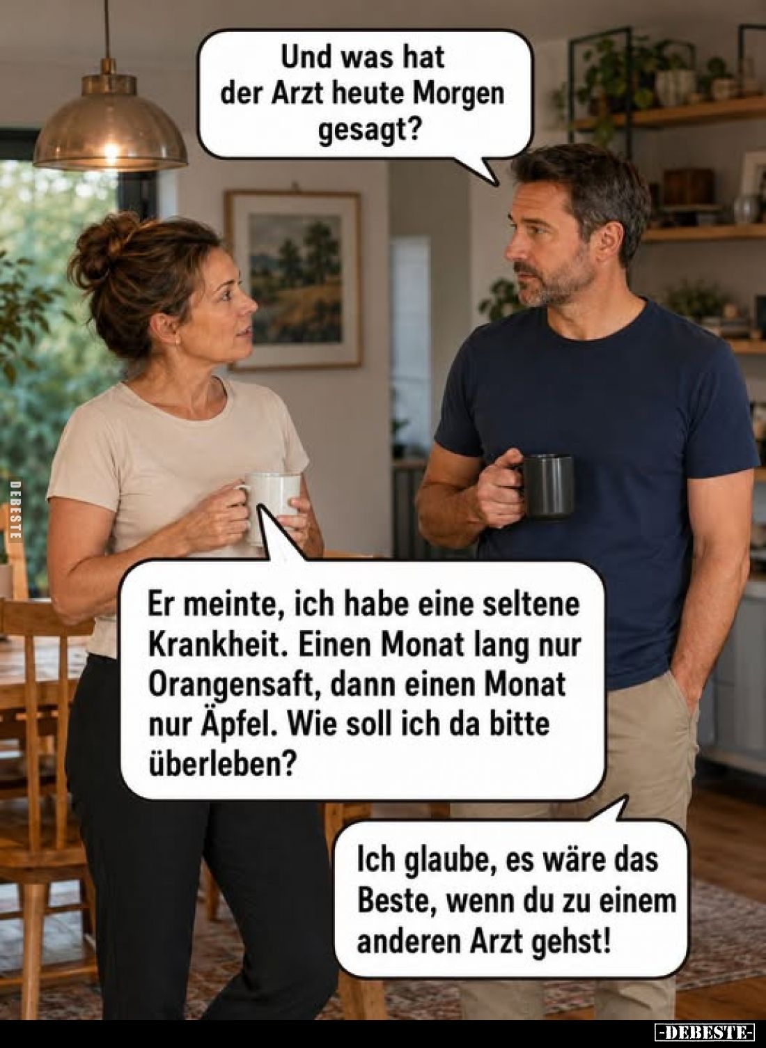 Und was hat der Arzt heute Morgen gesagt?.. - Lustige Bilder | DEBESTE.de