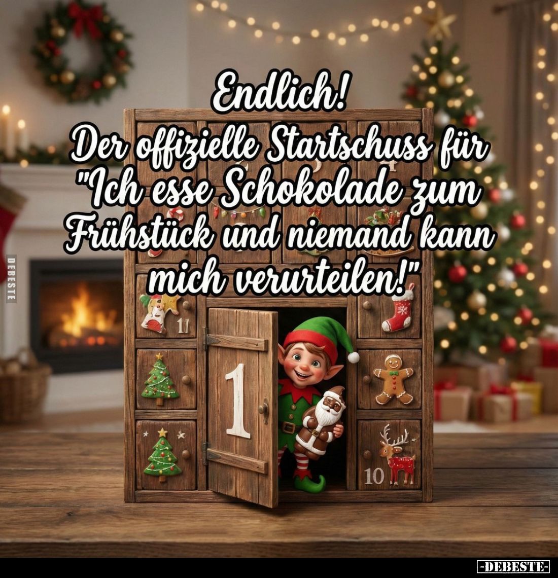 Endlich!
Der offizielle Startschuss für "Ich esse Schokolade zum Frühstück und niemand kann mich verurteilen!"
