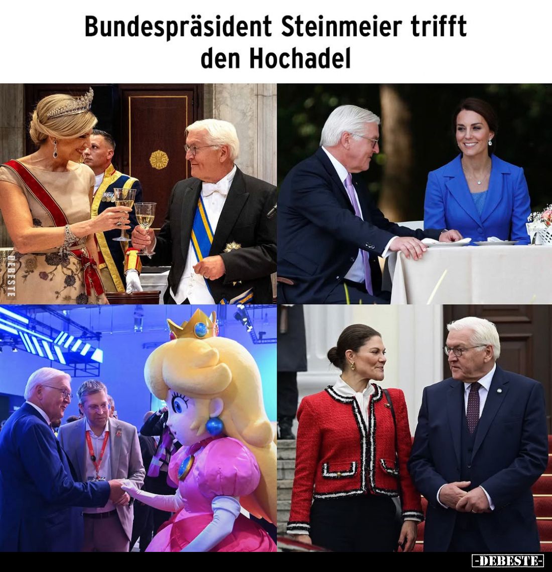 Bundespräsident Steinmeier trifft den Hochadel