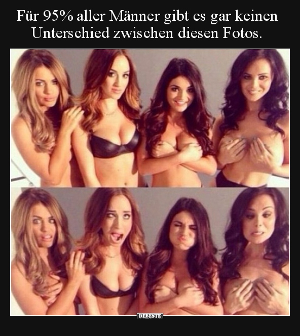Für 95% aller Männer gibt es gar keinen Unterschied..