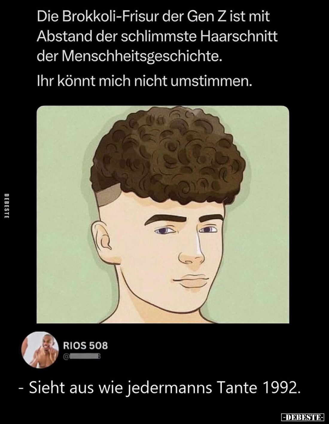 Die Brokkoli-Frisur der Gen Z ist mit Abstand der schlimmste Haarschnitt der Menschheitsgeschichte.
Ihr könnt mich nicht ums...