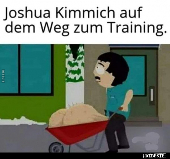 Joshua Kimmich auf dem Weg zum Training... - Lustige Bilder | DEBESTE.de